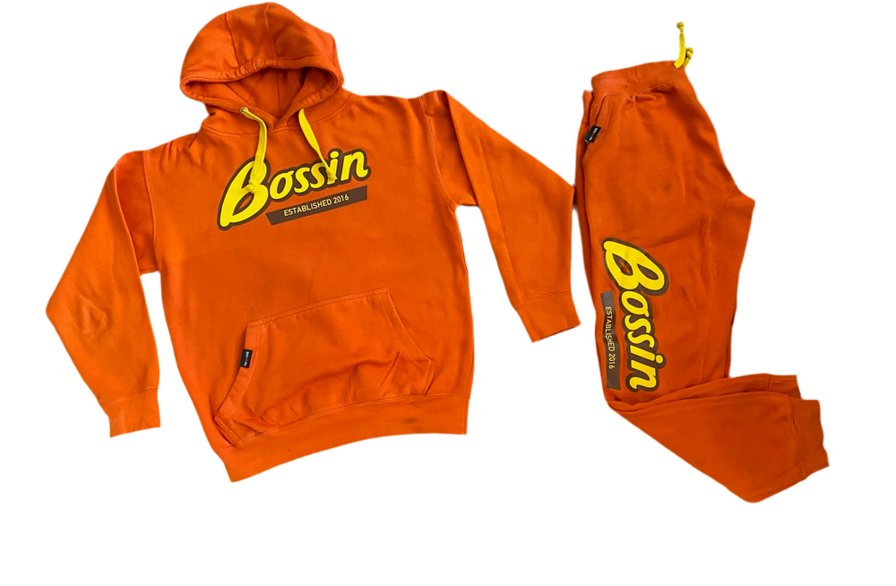 BOSSIN Reeses Inspired Hoodie and Jogger Set