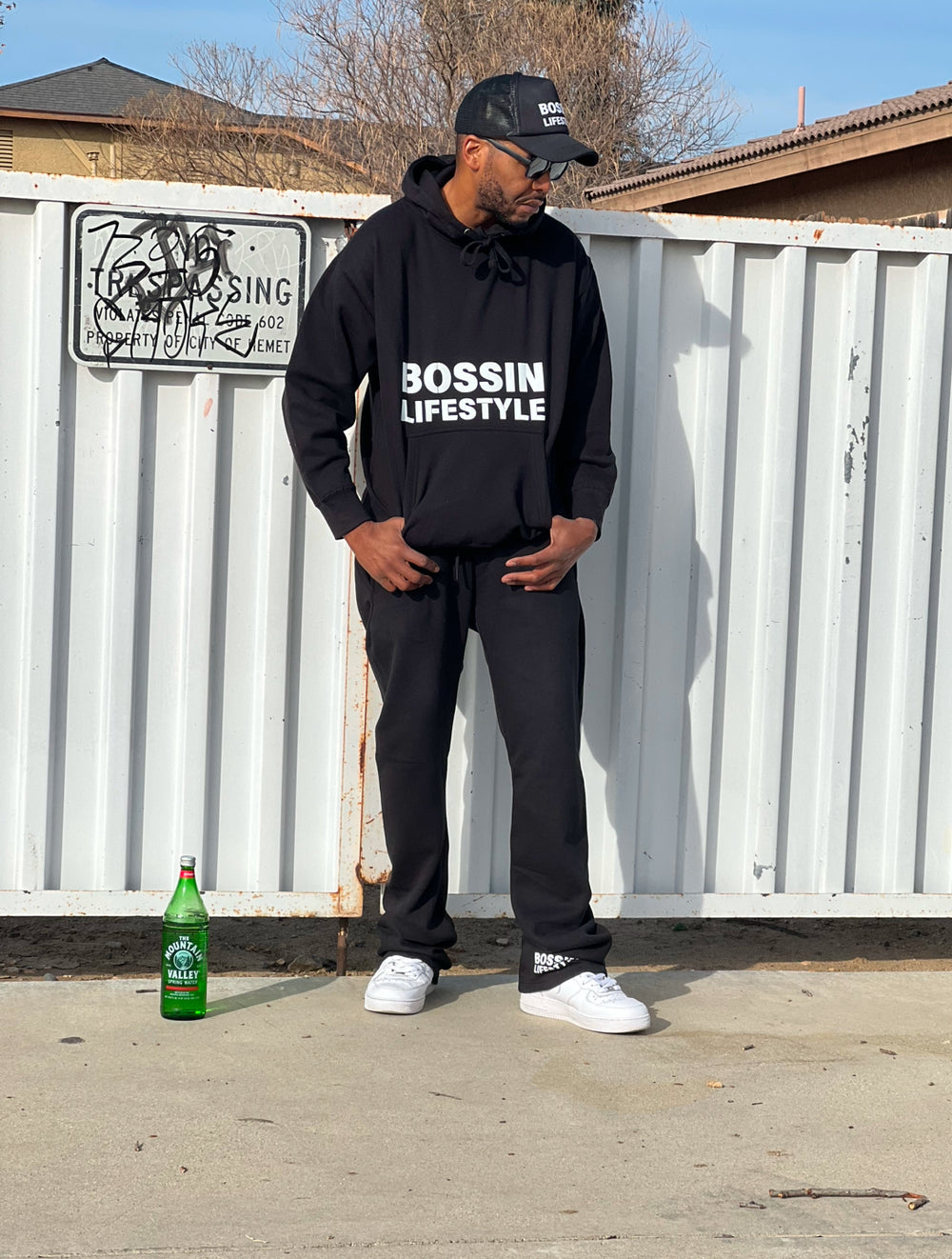 BOSSIN Lifestyle 2K25 Hoodie & Stacked Jogger Set