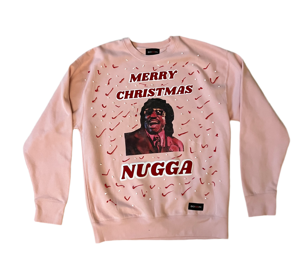 Bossin Lifestyle Merry Christmas Nugga Tee