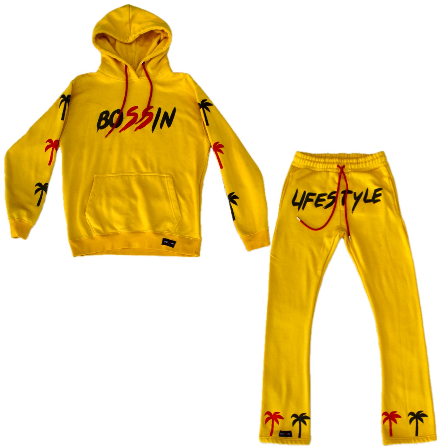 
                  
                    California 24 Stacked Hoodie and Flared Sweatpants
                  
                