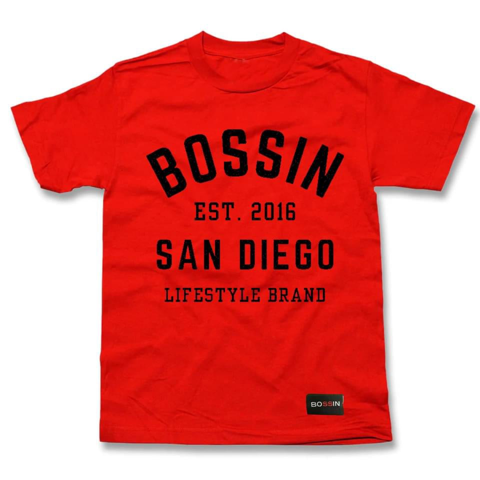 
                  
                    Bossin San Diego Lifestyle Tee
                  
                