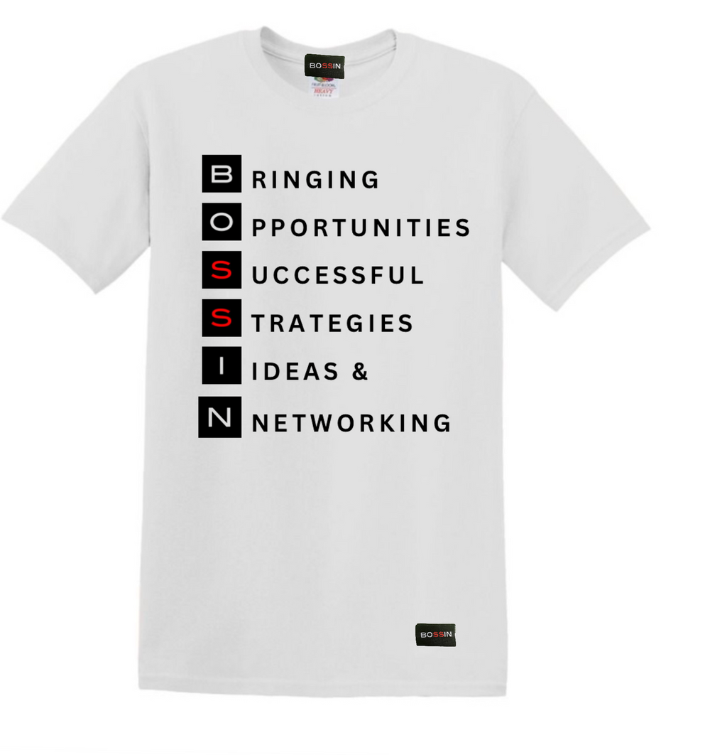 BOSSIN Acronym Crewneck Tee